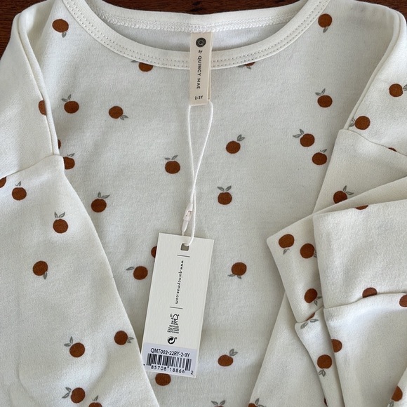 NWT Quincy Mae size 2-3 Yr orange set - Picture 2 of 2